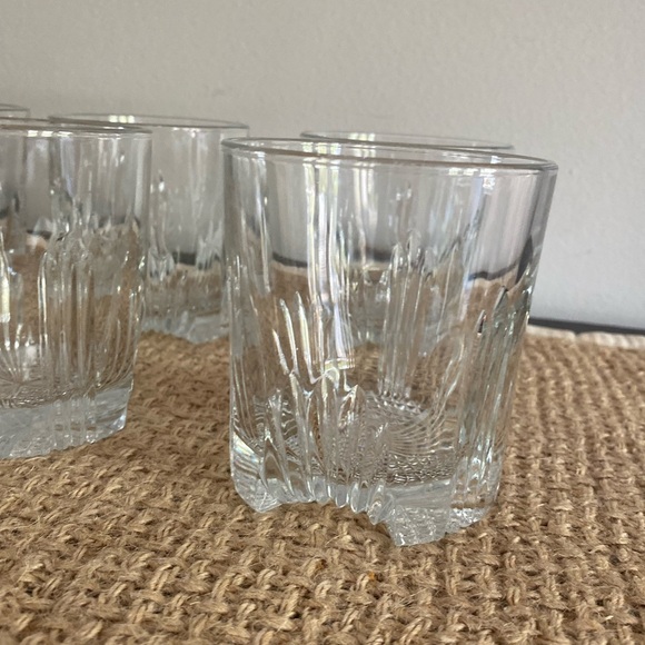 (6) SET VINTAGE ITALIAN CRYSTAL WHISKEY SCOTCH GLASSES - Picture 2 of 14